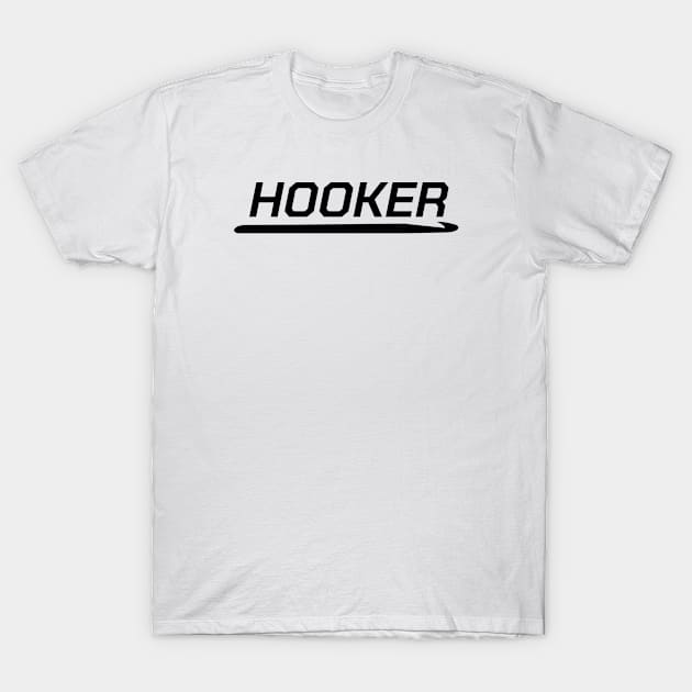 Funny Crochet Knitting Hooker Needlework Yarn Gift T-Shirt by bigD